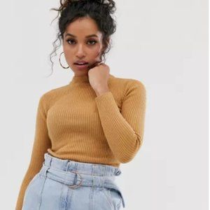 Brave Soul Petite rigby high neck jumper